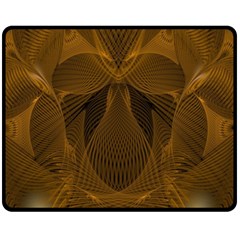 Fractal Design Background Pattern Fleece Blanket (medium)  by Wegoenart