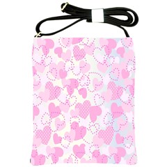 Valentine Background Hearts Bokeh Shoulder Sling Bag by Nexatart