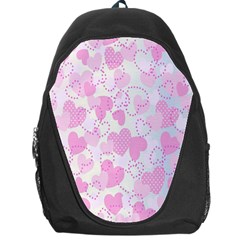 Valentine Background Hearts Bokeh Backpack Bag by Nexatart