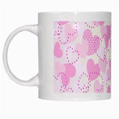 Valentine Background Hearts Bokeh White Mugs by Nexatart