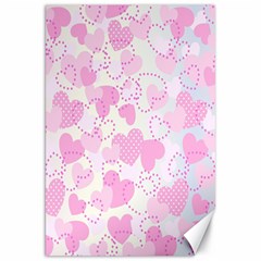 Valentine Background Hearts Bokeh Canvas 20  X 30 