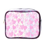 Valentine Background Hearts Bokeh Mini Toiletries Bag (One Side) Front