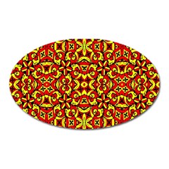 Rby-c-5-2 Oval Magnet by ArtworkByPatrick