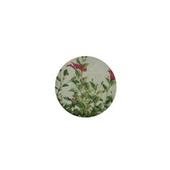 Botanical Vintage Style Motif Artwork 2 1  Mini Magnets