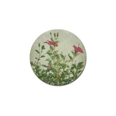 Botanical Vintage Style Motif Artwork 2 Golf Ball Marker (4 Pack) by dflcprintsclothing