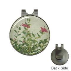 Botanical Vintage Style Motif Artwork 2 Hat Clips With Golf Markers by dflcprintsclothing