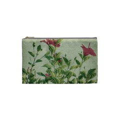 Botanical Vintage Style Motif Artwork 2 Cosmetic Bag (small) by dflcprintsclothing