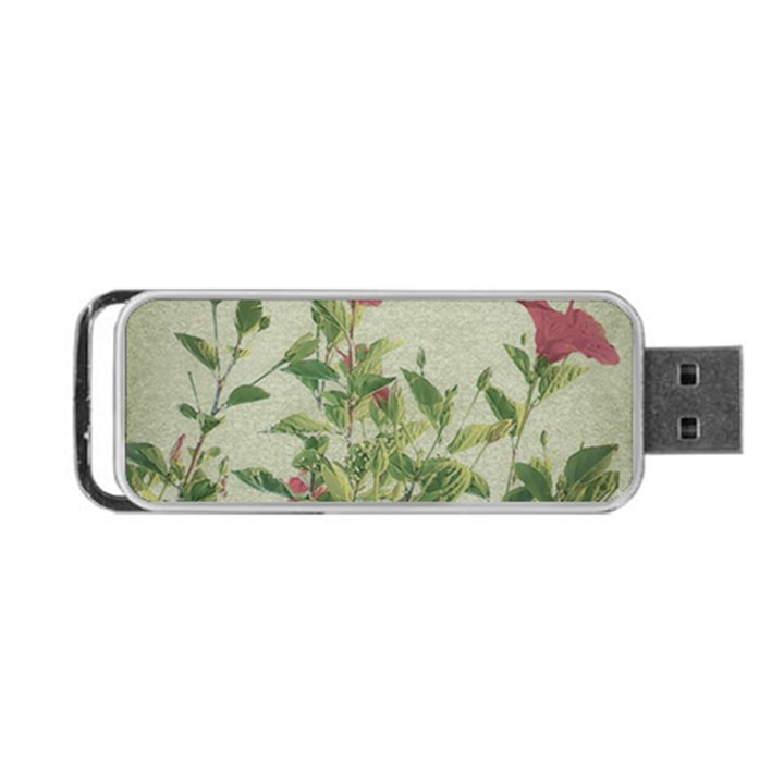 Botanical Vintage Style Motif Artwork 2 Portable USB Flash (One Side)