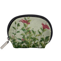 Botanical Vintage Style Motif Artwork 2 Accessory Pouch (small) by dflcprintsclothing