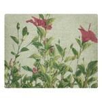 Botanical Vintage Style Motif Artwork 2 Double Sided Flano Blanket (Large)  80 x60  Blanket Front