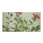 Botanical Vintage Style Motif Artwork 2 Satin Wrap Front