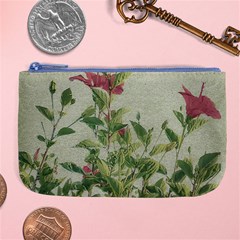 Botanical Vintage Style Motif Artwork 2 Large Coin Purse