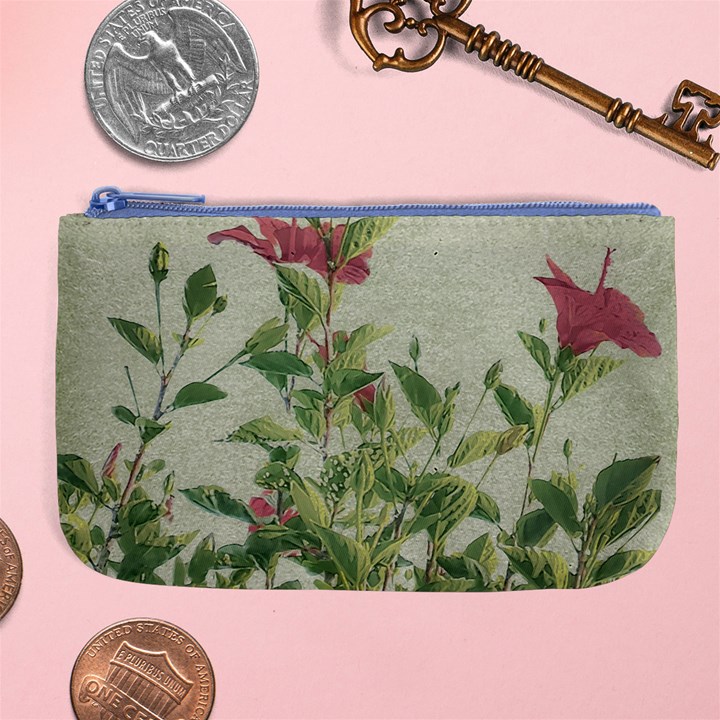 Botanical Vintage Style Motif Artwork 2 Large Coin Purse