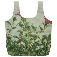 Botanical Vintage Style Motif Artwork 2 Full Print Recycle Bag (xxl)