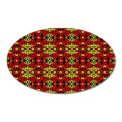 Rby-c-5-3 Oval Magnet by ArtworkByPatrick