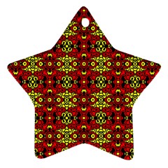 Rby-c-5-3 Star Ornament (two Sides) by ArtworkByPatrick