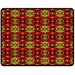 Rby-c-5-3 Double Sided Fleece Blanket (medium)  by ArtworkByPatrick