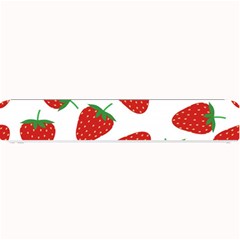 Seamless Pattern Fresh Strawberry Small Bar Mats by Wegoenart