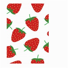 Seamless Pattern Fresh Strawberry Large Garden Flag (two Sides) by Wegoenart