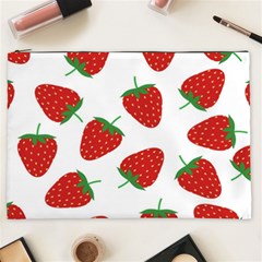 Seamless Pattern Fresh Strawberry Cosmetic Bag (xxl) by Wegoenart