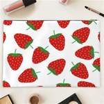 Seamless Pattern Fresh Strawberry Cosmetic Bag (XXL) Back