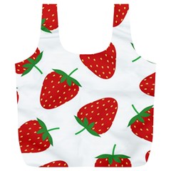 Seamless Pattern Fresh Strawberry Full Print Recycle Bag (xl) by Wegoenart