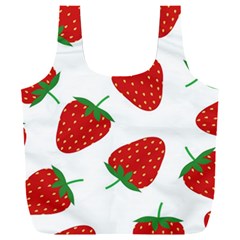 Seamless Pattern Fresh Strawberry Full Print Recycle Bag (xxl)