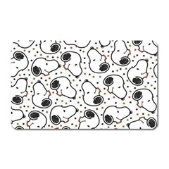 Dog Pattern Magnet (rectangular) by Wegoenart