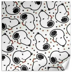 Dog Pattern Canvas 12  X 12  by Wegoenart