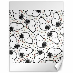 Dog Pattern Canvas 12  X 16  by Wegoenart