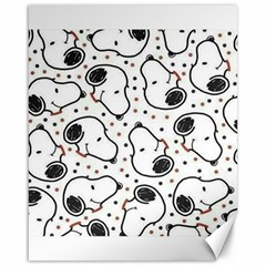 Dog Pattern Canvas 16  X 20  by Wegoenart