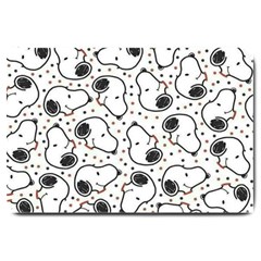 Dog Pattern Large Doormat  by Wegoenart