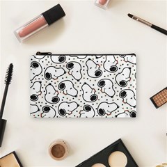 Dog Pattern Cosmetic Bag (small) by Wegoenart