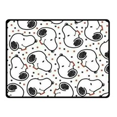 Dog Pattern Fleece Blanket (small) by Wegoenart