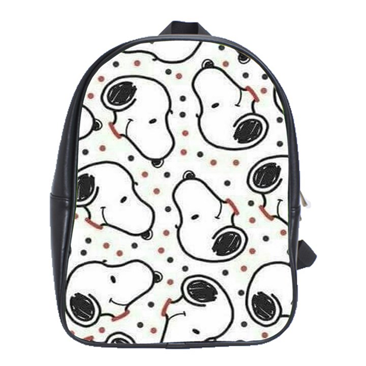 Dog Pattern School Bag (XL)