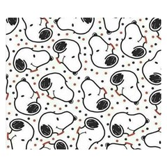 Dog Pattern Double Sided Flano Blanket (small)  by Wegoenart