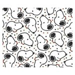 Dog Pattern Double Sided Flano Blanket (Small)  50 x40  Blanket Front