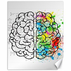 Brain Mind Psychology Idea Drawing Canvas 11  X 14  by Wegoenart