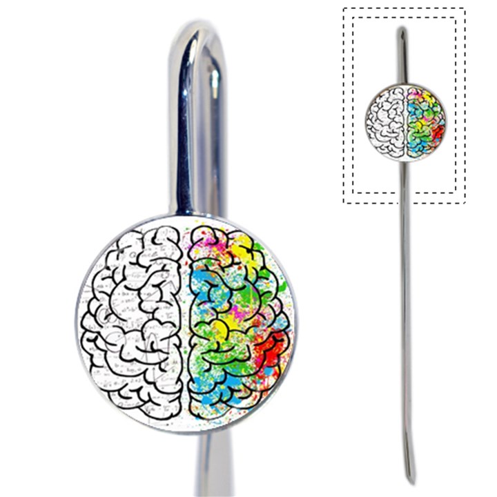 Brain Mind Psychology Idea Drawing Book Mark