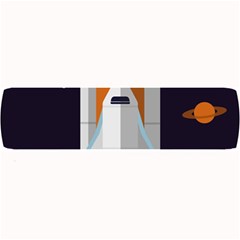 Rocket Space Universe Spaceship Large Bar Mats by Wegoenart