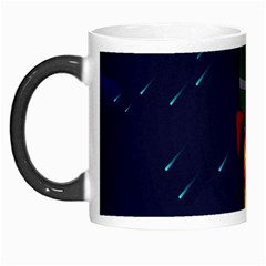 Rocket Halftone Astrology Astronaut Morph Mugs by Wegoenart