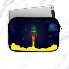 Rocket Halftone Astrology Astronaut Apple Ipad Mini Zipper Cases by Wegoenart