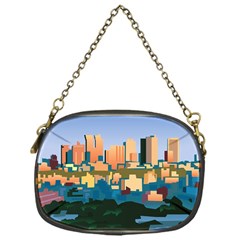 City Buildings Urban Dawn Chain Purse (one Side) by Wegoenart