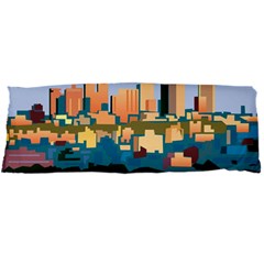 City Buildings Urban Dawn Body Pillow Case Dakimakura (two Sides) by Wegoenart