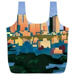 City Buildings Urban Dawn Full Print Recycle Bag (XL) Front