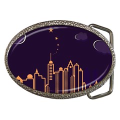 Skyscraper Town Urban Towers Belt Buckles by Wegoenart