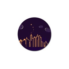 Skyscraper Town Urban Towers Golf Ball Marker (10 Pack) by Wegoenart