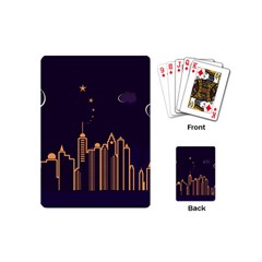 Skyscraper Town Urban Towers Playing Cards Single Design (mini)