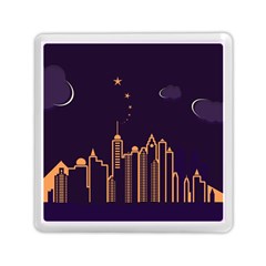 Skyscraper Town Urban Towers Memory Card Reader (square) by Wegoenart