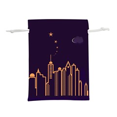 Skyscraper Town Urban Towers Lightweight Drawstring Pouch (s) by Wegoenart